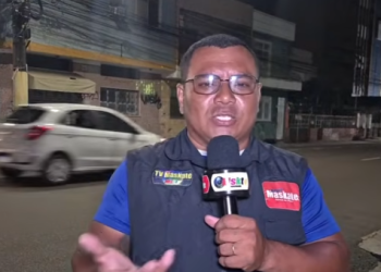 Afundamento da pista na Av. Constantino Nery