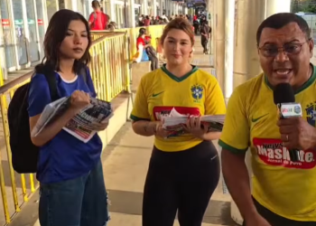 Alegria no ar! Promoção do Jornal Maskate toma conta do Terminal 1 e conquista todo mundo