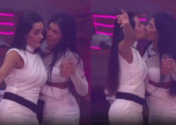 Vídeo: Jordana e Marciele se beijam durante festa do BBB 26