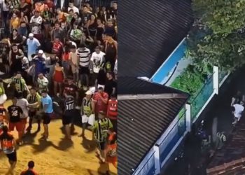 Vídeo: Confusão generalizada interrompe final de campeonato no CDC da Redenção