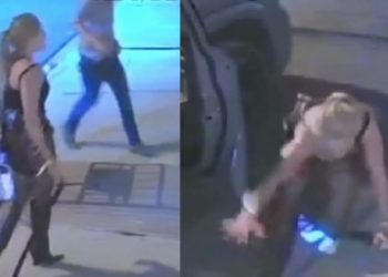 Vídeo mostra mulher levando tiro no “popô” após briga em show sertanejo