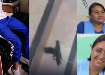 Vídeo: Dentro de escola, aluno de 13 anos sai atirando e mata duas funcionárias