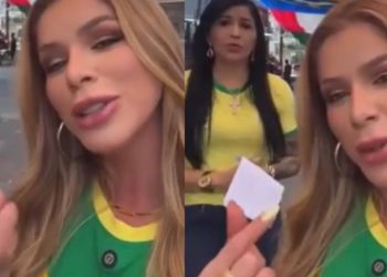 Veja: Influenciadora reclama após ser cobrada para gravar na “Rua da Copa” no Alvorada
