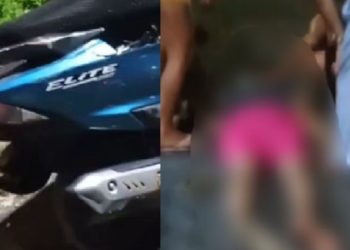 Veja: Violenta batida deixa motociclista com fratura no quadril no Armando Mendes