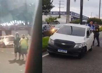 A caminho do trabalho, motociclista perde os dedos em batida com carro em Manaus