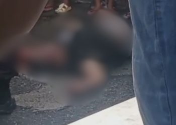Veja: Vulgo 'Pé de Bola' cai morto após tiros na Compensa