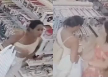 Vídeo: mulheres escondem produtos em sacolas e tentam furtar loja no Centro de Manaus