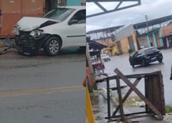 Quebra-molas não impede acidente no Nova Vitória