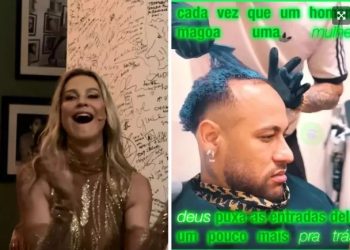 Luana diz que calvície de Neymar é castigo