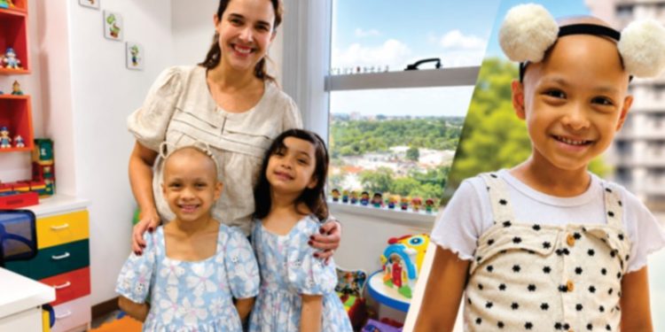 Menina de 6 anos enfrenta tumor na Hapvida