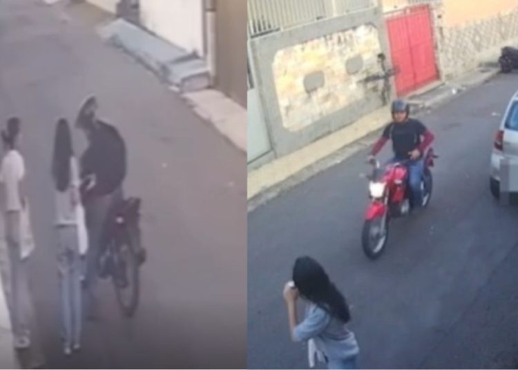 Vídeo: Em segundos, duas mulheres são rendidas e assaltantes fogem em Manaus