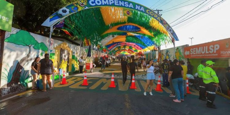 Vai ver o jogo do Brasil? Veja os locais com telões e festa da Copa em Manaus