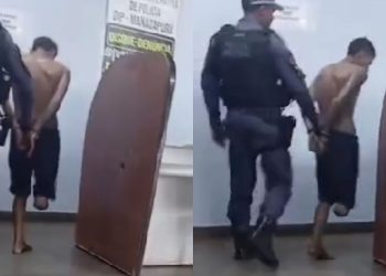 Com uma perna só, bandido não consegue fugir da PM e é preso por roubo em Manacapuru; veja