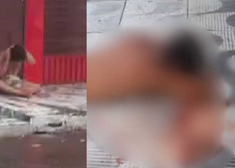 Assaltante ‘leva o dele’ após roubo de celular no Centro de Tefé; veja o vídeo