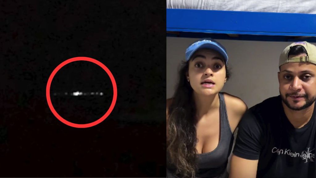 Influenciadores flagram suposto óvni durante gravação de drone na Praia da Lua
