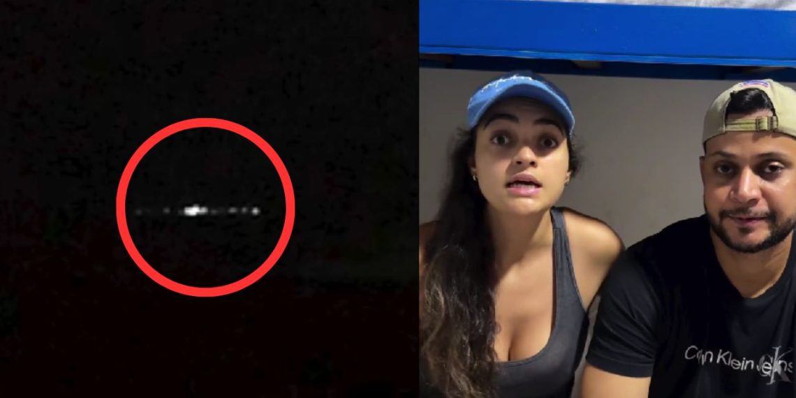 Influenciadores flagram suposto óvni durante gravação de drone na Praia da Lua