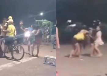 Pancadaria em Maués termina com duas mulheres esfaqueadas; veja o vídeo