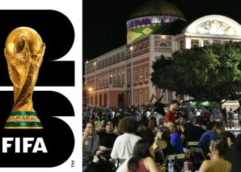 Largo de São Sebastião recebe transmissão da estreia do Brasil na Copa do Mundo