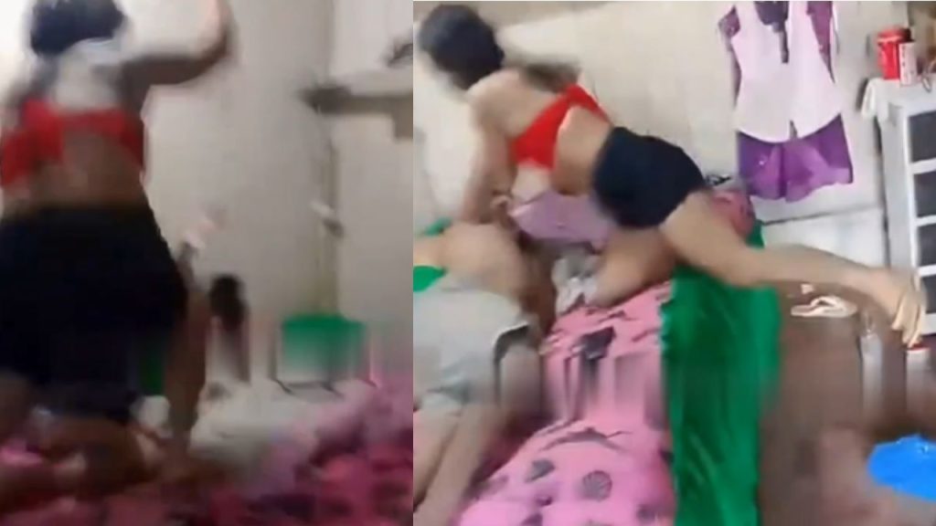 Tomada pelo ciúmes, mulher invade quarto e parte para cima da atual do ex no AM