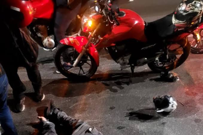 Atropelou motociclista e fugiu sem prestar socorro