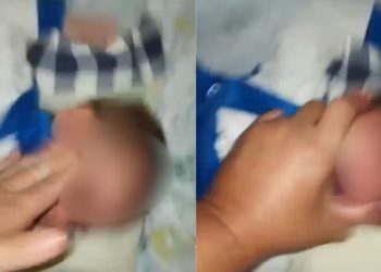 Vídeo absurdo mostra mãe batendo em bebê de 5 meses para cobrar pensão do ex