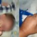 Vídeo absurdo mostra mãe batendo em bebê de 5 meses para cobrar pensão do ex