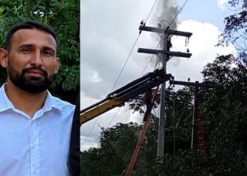 Morre trabalhador após descarga elétrica durante manutenção na BR-174
