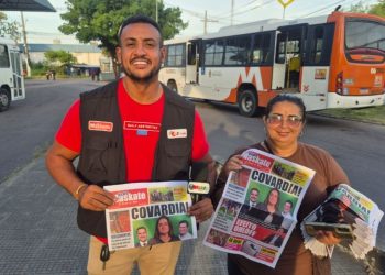📰 Acompanhe a circulação do Jornal MASKATE no Terminal 5, na Zona Leste!