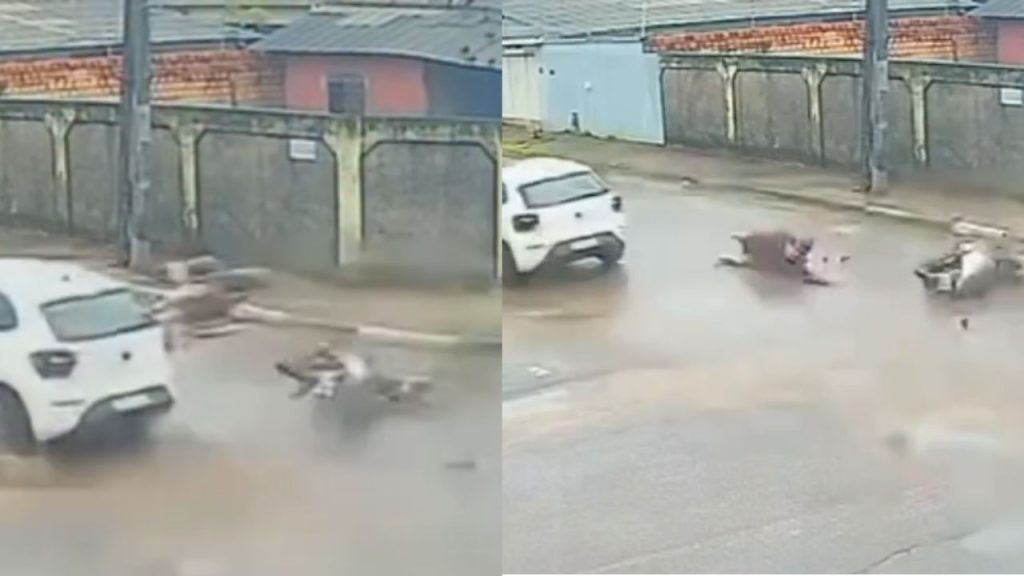 Grávida é atingida por carro e motorista foge sem prestar socorro em Manaus