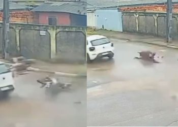 Grávida é atingida por carro e motorista foge sem prestar socorro em Manaus
