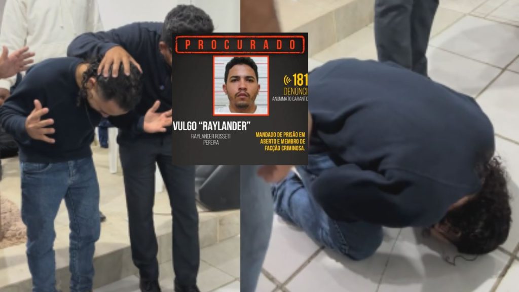 Foragido apontado como matador em Manaus aparece chorando durante culto