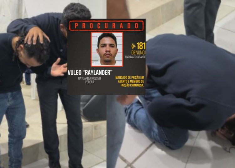 Foragido apontado como matador em Manaus aparece chorando durante culto