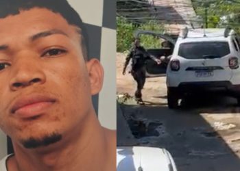 Veja: Algemado, detento foge do 1º DIP antes de audiência de custódia em Manaus