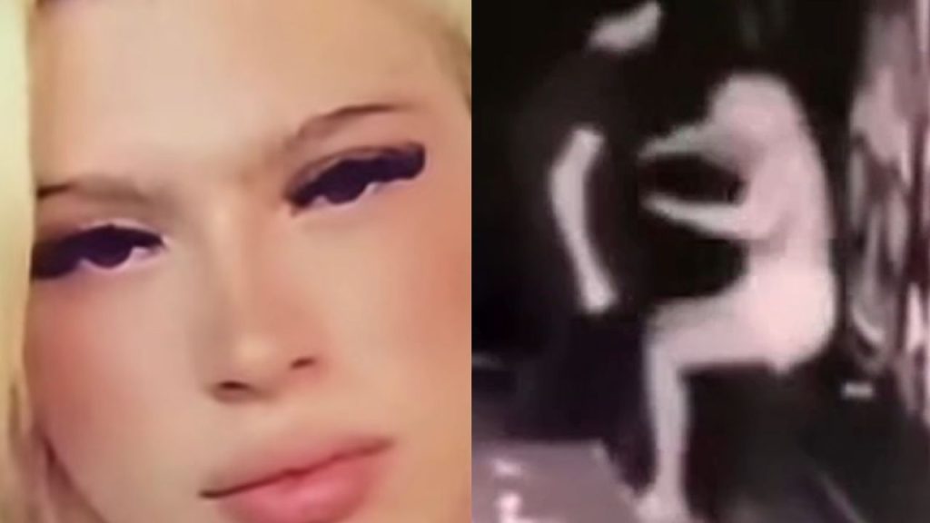 Vídeo mostra mulher trans sendo agredida pelo namorado dentro de adega em Manaus