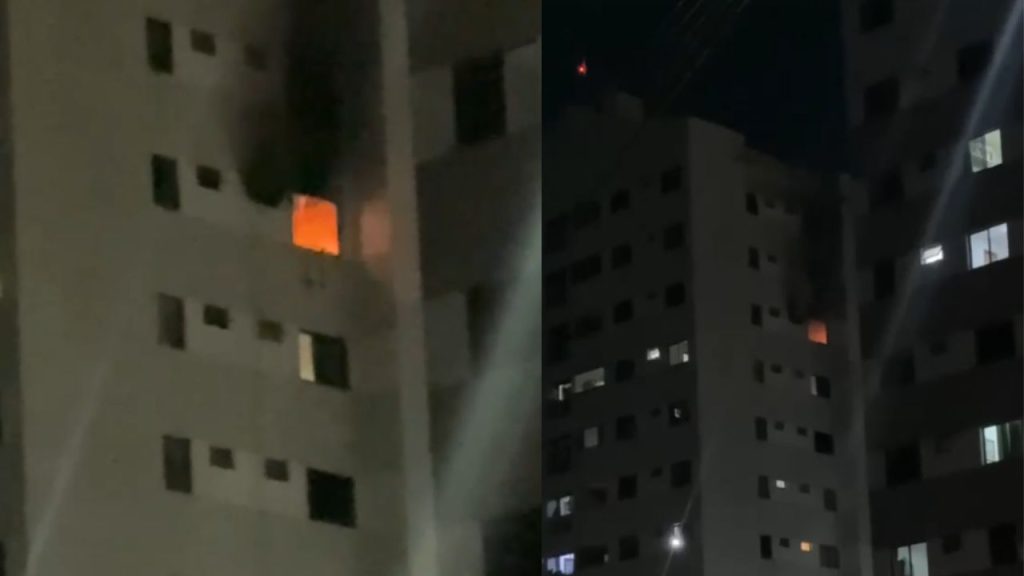 Incêndio atinge apartamento em condomínio de Manaus e cachorro morre