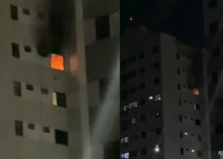 Incêndio atinge apartamento em condomínio de Manaus e cachorro morre
