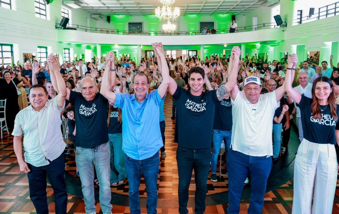 Em lançamento da pré-candidatura de Matheus Garcia, Omar Aziz fala sobre a importância de obras estruturantes para o futuro do Amazonas