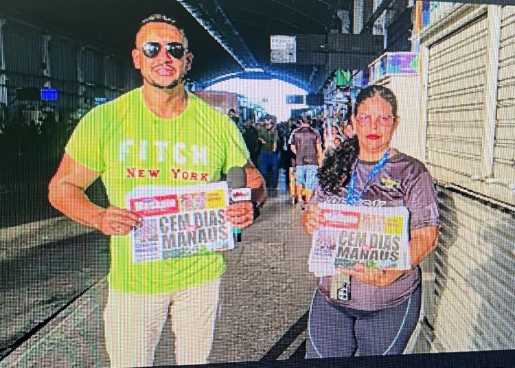 Jornal MASKATE em circulação no Terminal 2, na Zona Sul de Manaus!