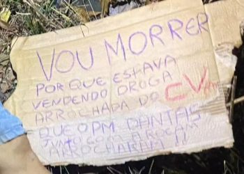 Encontrado morto em ramal com bilhete ao lado