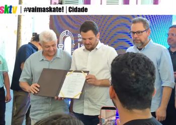 Ordem de serviço para início das obras de reforma do Casarão de São Vicente