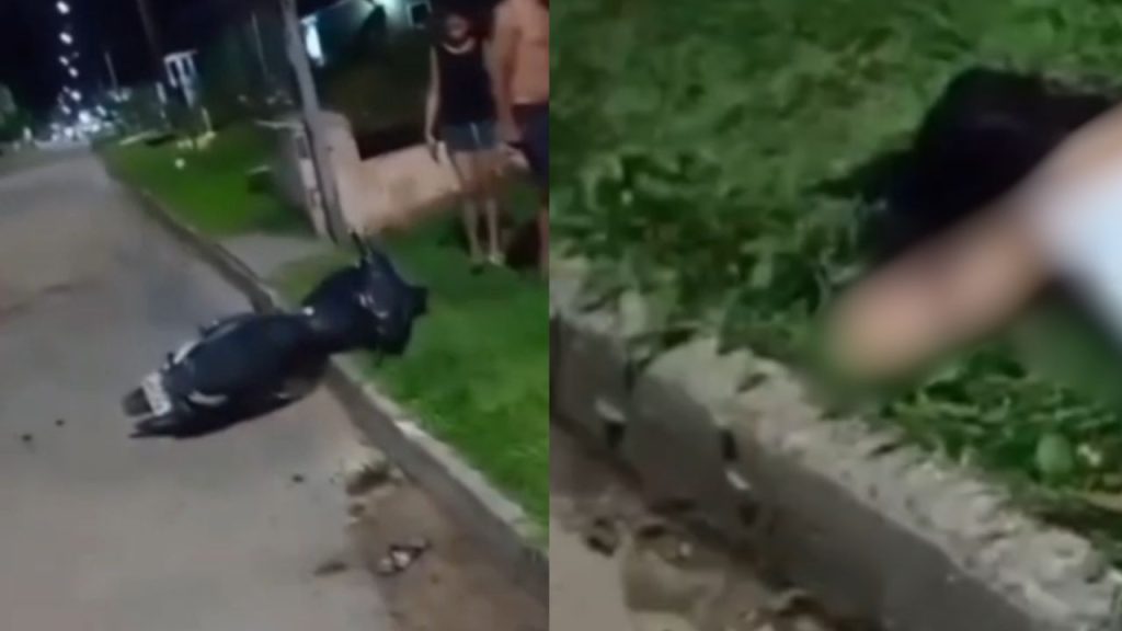 Ao sair de adega, jovem morre após bater motocicleta em poste no interior do Amazonas