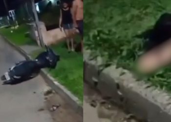 Ao sair de adega, jovem morre após bater motocicleta em poste no interior do Amazonas